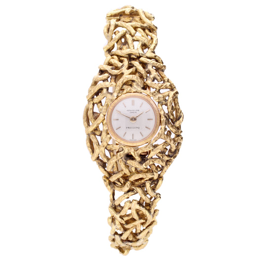 18ct yellow gold Patek Philippe, ref 3266/4 bracelet watch. Made 1966