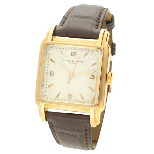 18ct rose gold Vacheron & Constantin, reference 4657 'bumper' automatic wristwatch. Made 1950