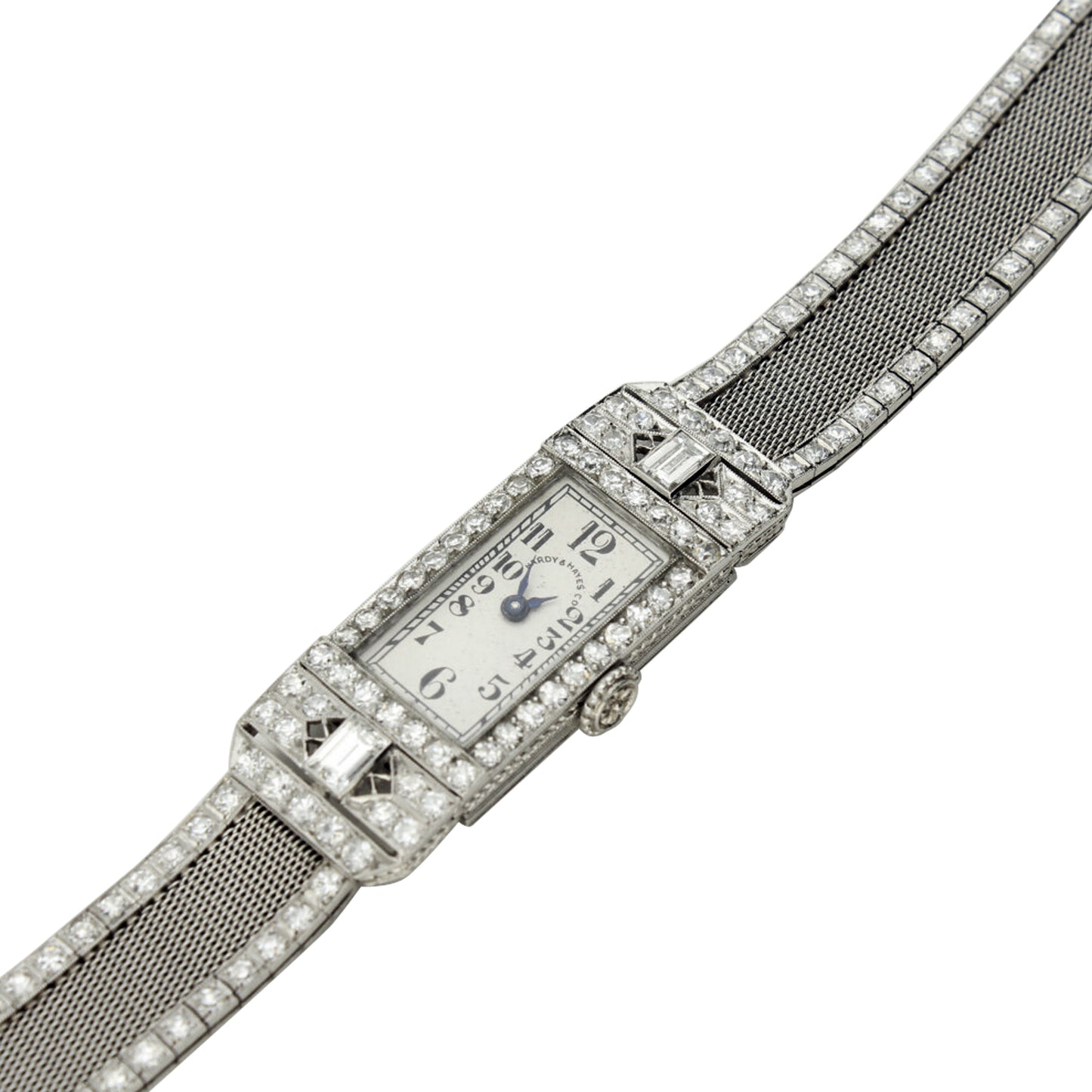 Platinum and diamond set Vacheron & Constantin bracelet watch. Made 1930's