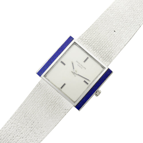 18ct white gold, reference 3578/1 bracelet watch. Made 1974