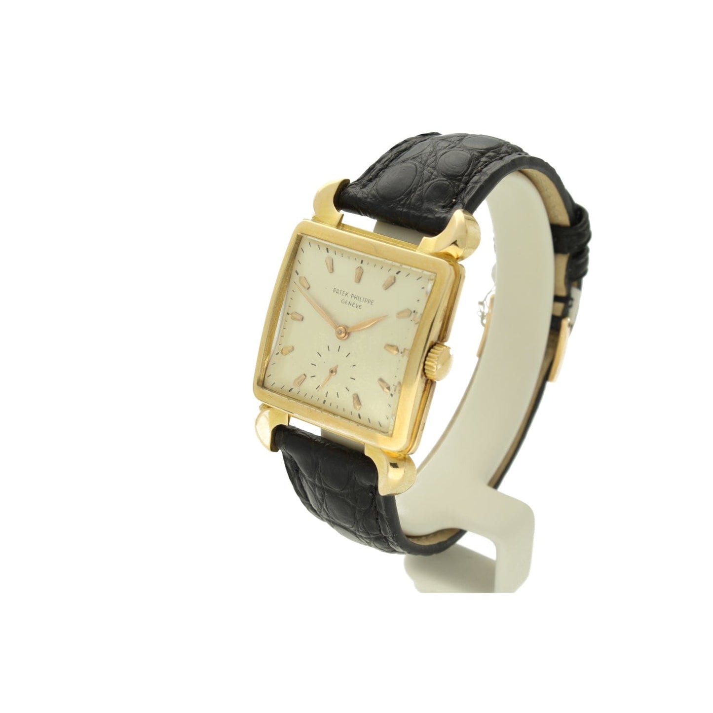 18ct rose gold Patek Philippe, reference 2423 wristwatch. Made 1950