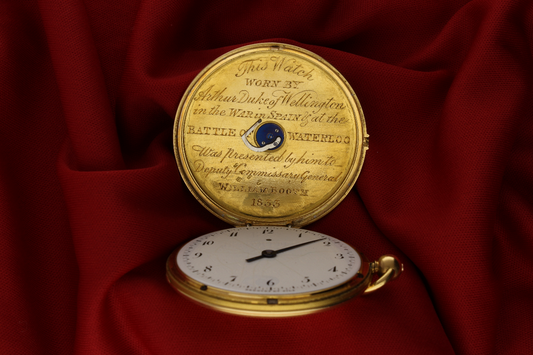 Montre à Tact pocket watch by Breguet, Purchased by the Duke of Wellington  and presented to Commissary General William Booth