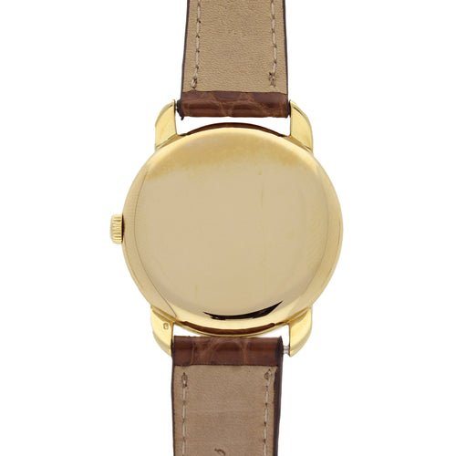 18ct yellow gold, reference 2536 Calatrava wristwatch. Made 1955