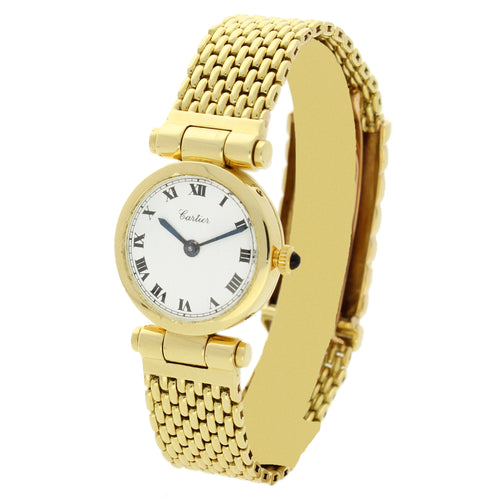 18ct yellow gold bracelet watch. Made 1944
