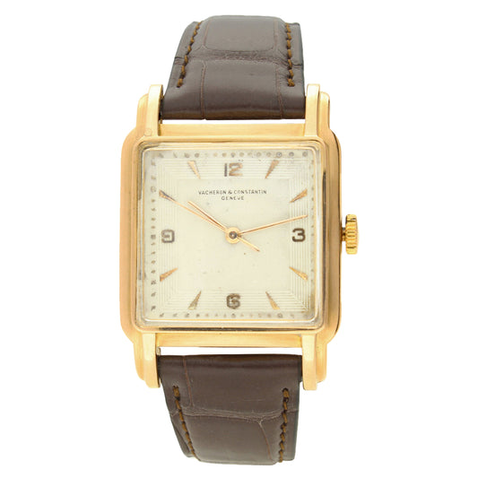 18ct rose gold Vacheron & Constantin, reference 4657 'bumper' automatic wristwatch. Made 1950