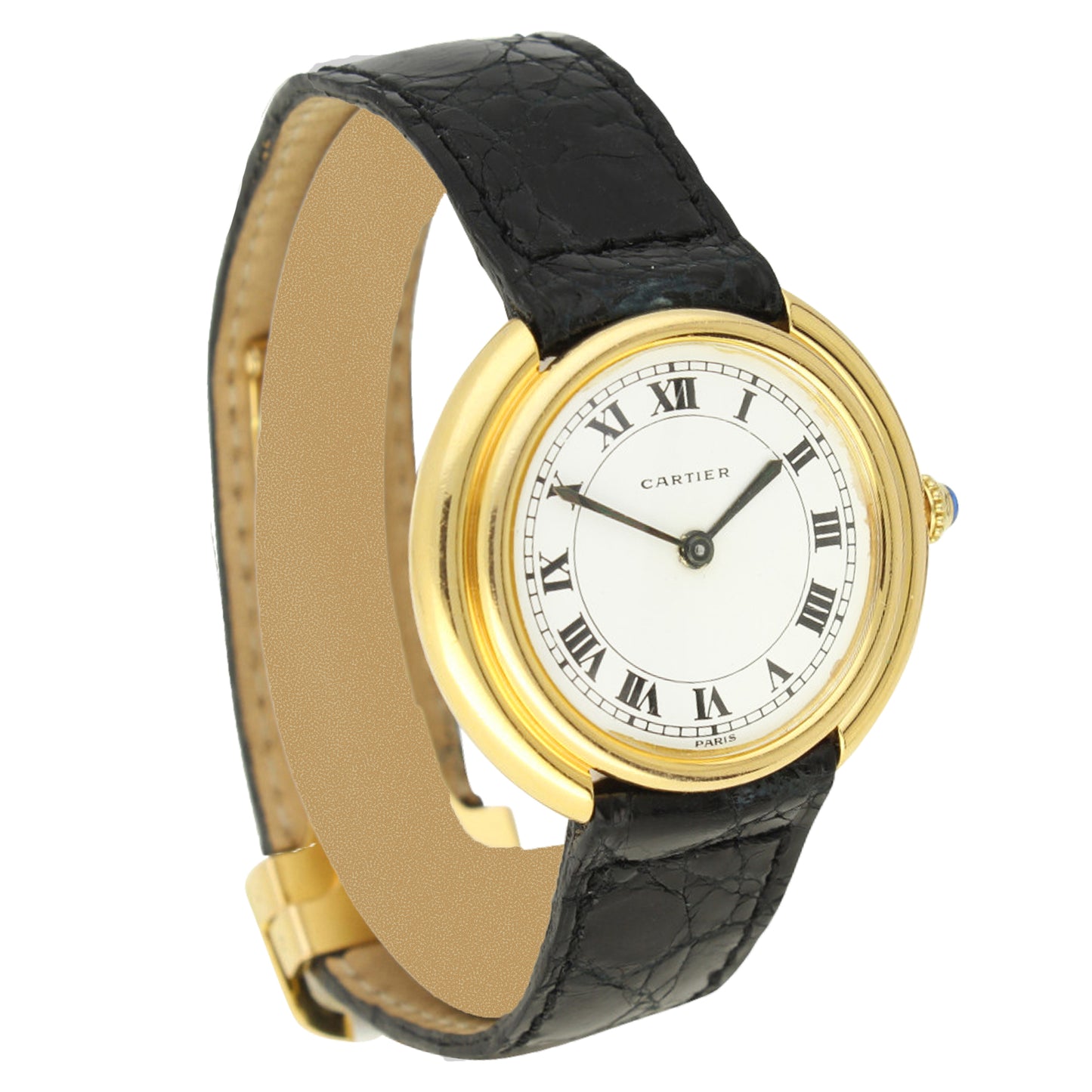 18ct yellow gold Vendôme automatic wristwatch. Made 1970's