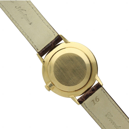 18ct yellow gold reference 3468 Calatrava wristwatch. Made 1968