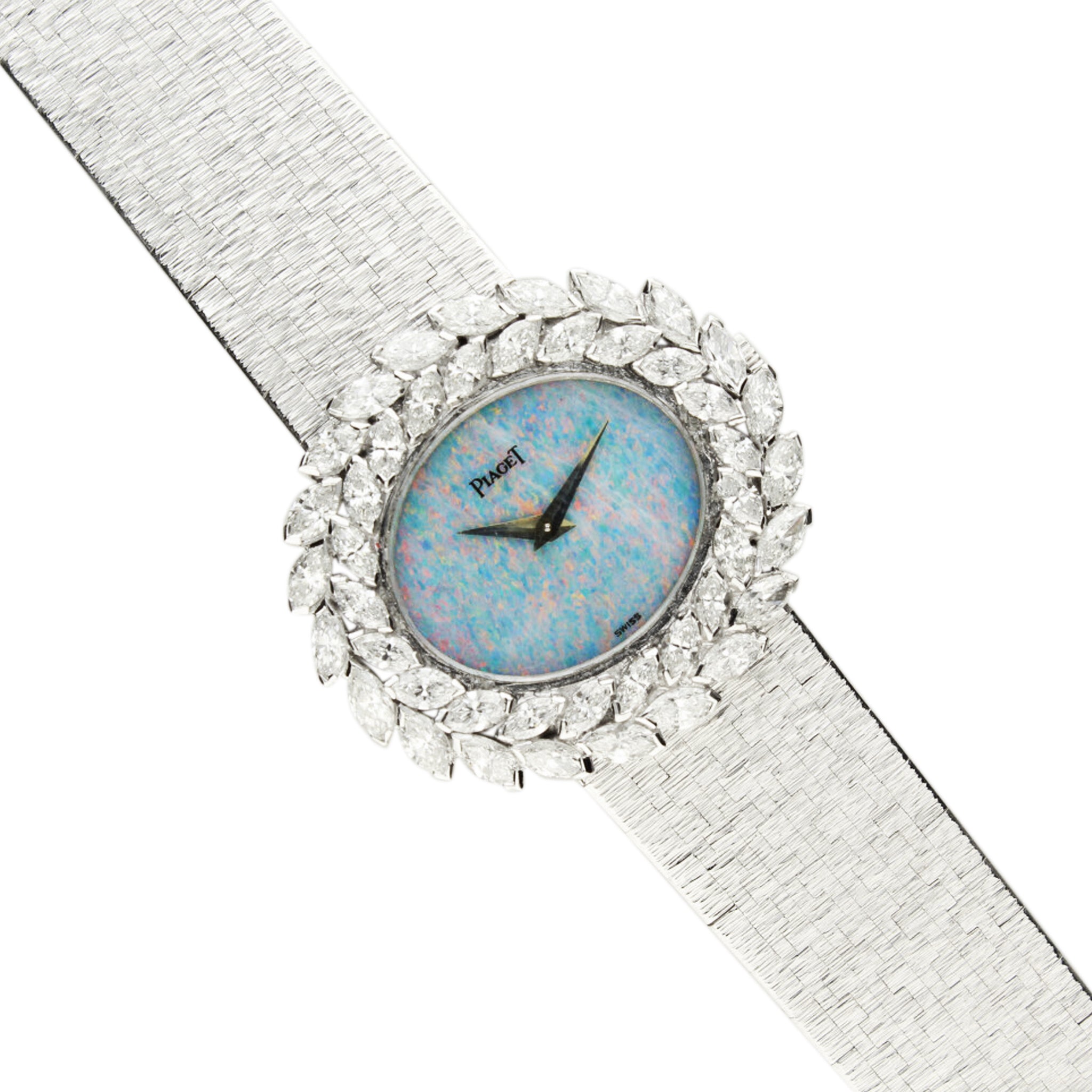 Diamond white 2025 gold watch