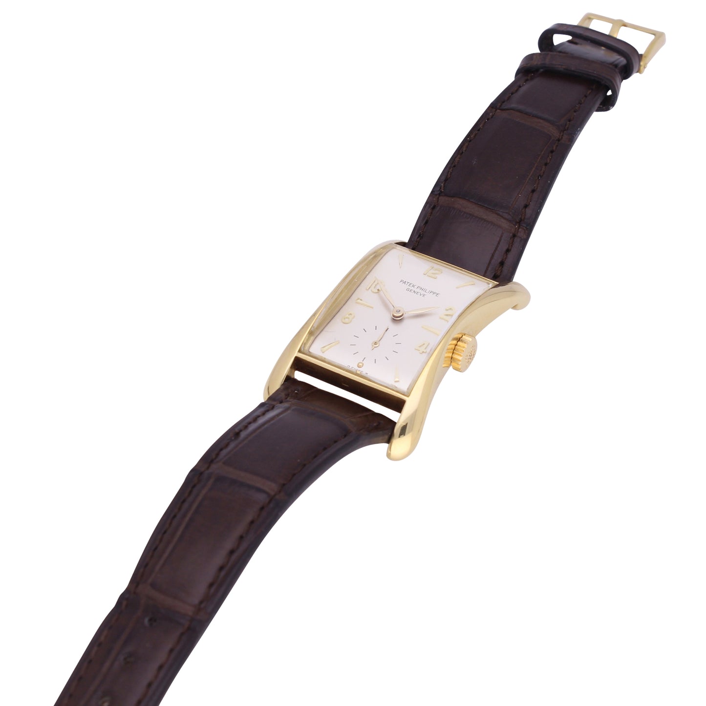 18ct yellow gold, reference 2442 "Marilyn Monroe" wristwatch. Made 1953