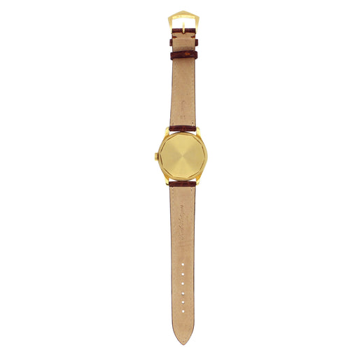 18ct yellow gold, reference 2533 Calatrava wristwatch. Made 1956