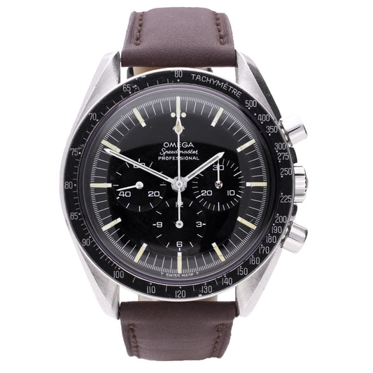 Stainless steel OMEGA Speedmaster, reference 145.012 Professional chronograph. Made 1968