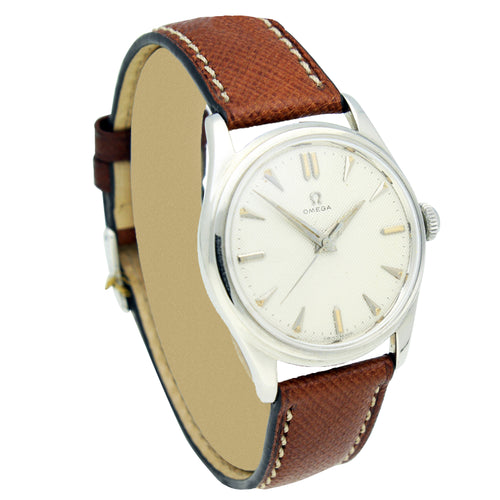 Stainless steel dress wristwatch. Made 1954