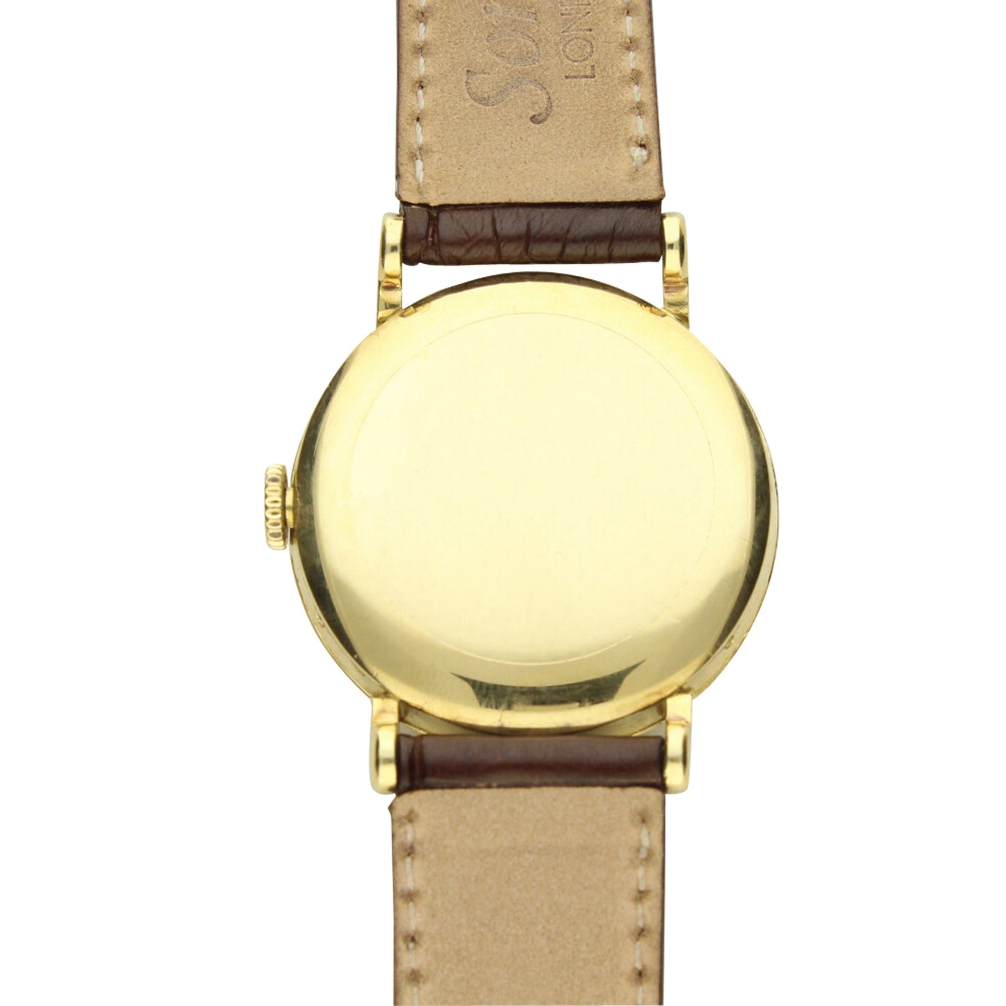 18ct yellow gold Cosmic triple date calendar wristwatch. Made 1954
