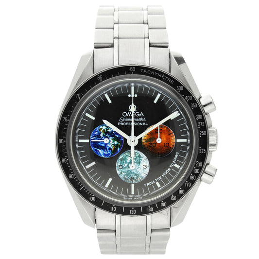Stainless steel Speedmaster "Moon to Mars" Professional chronograph wristwatch. Made 2005