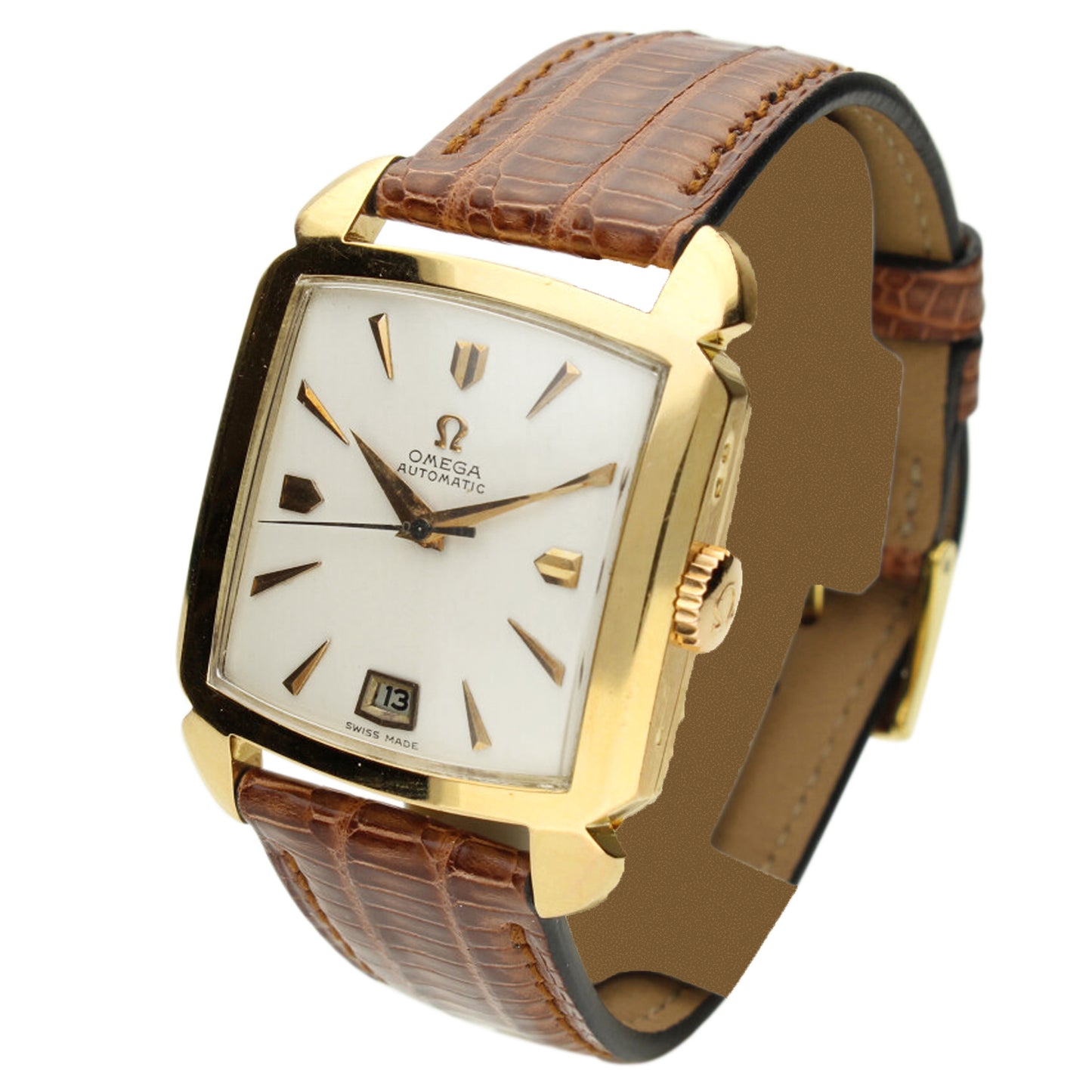 18ct rose gold  Carré automatic wristwatch. Made 1956