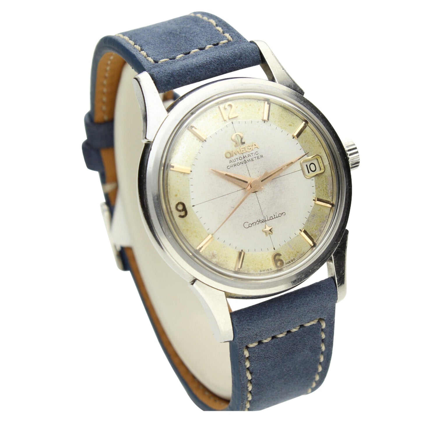 Stainless steel 'Constellation' automatic chronometer wristwatch. Made 1960