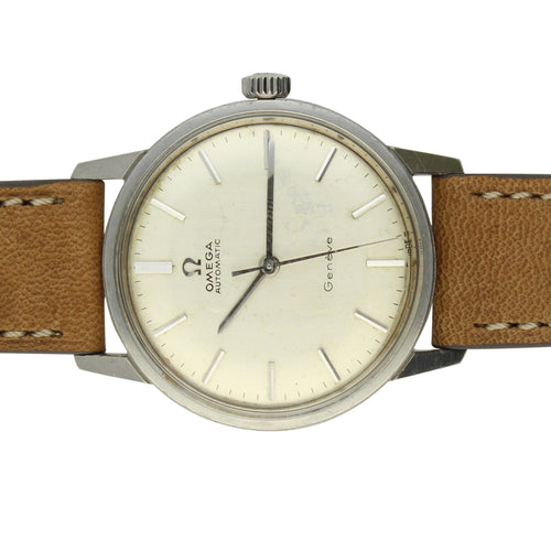 Stainless steel Genève automatic wristwatch. Made 1968