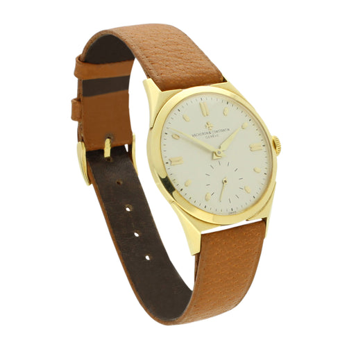 18ct yellow gold Vacheron & Constantin, reference 6111 Chronomètre Royal wristwatch. Made 1955