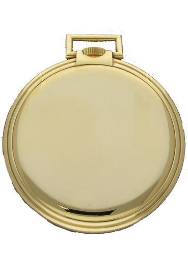 18ct yellow gold, reference 677 open face pocket watch. Made 1938
