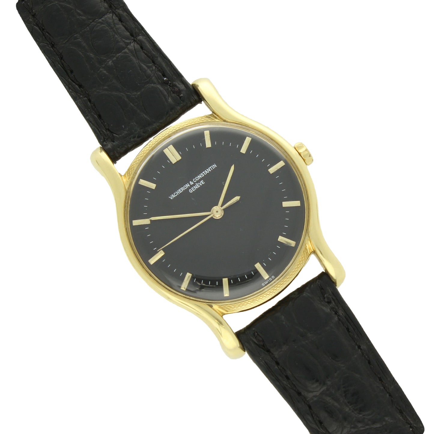 18ct yellow gold, reference 4893 wristwatch. Made 1940's