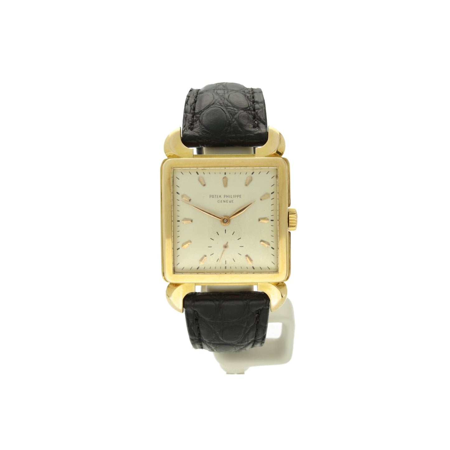 18ct rose gold, reference 2423 wristwatch. Made 1950