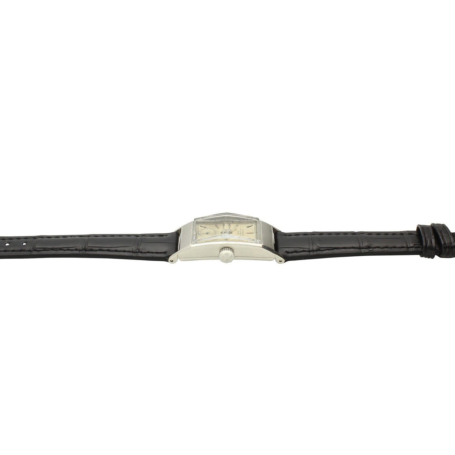 Platinum, reference 725 wristwatch, retailed by TIFFANY & CO. Made 1948