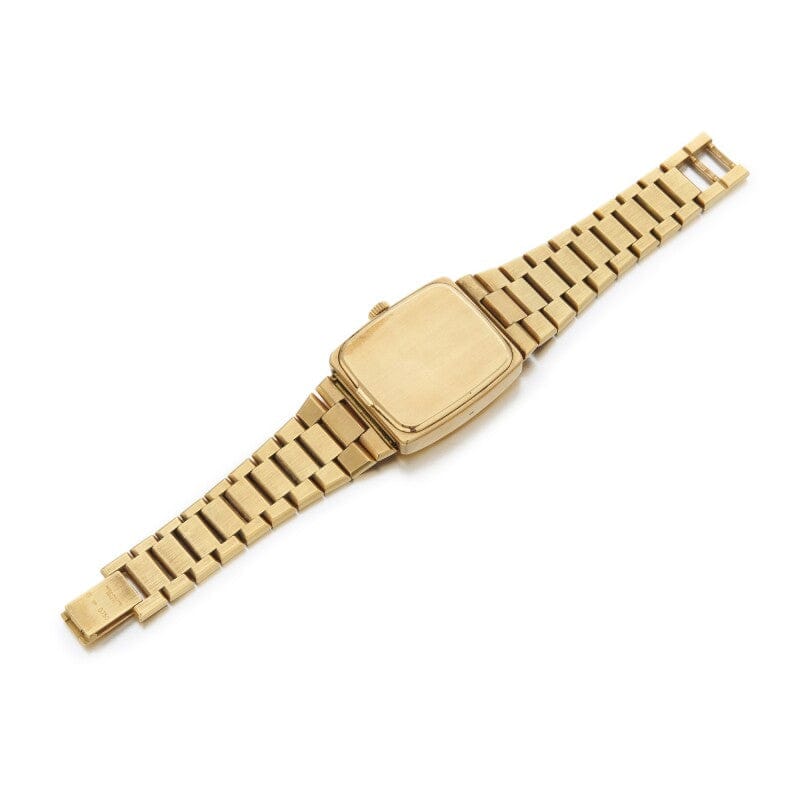 18ct yellow gold Patek Philippe, reference 3603/1 BETA 21 bracelet watch. Made 1974