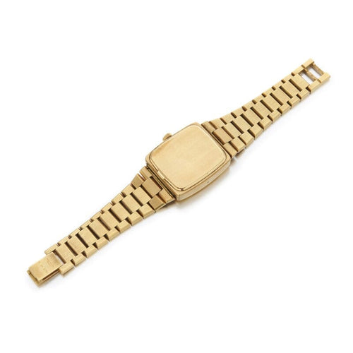 18ct yellow gold Patek Philippe, reference 3603/1 BETA 21 bracelet watch. Made 1974