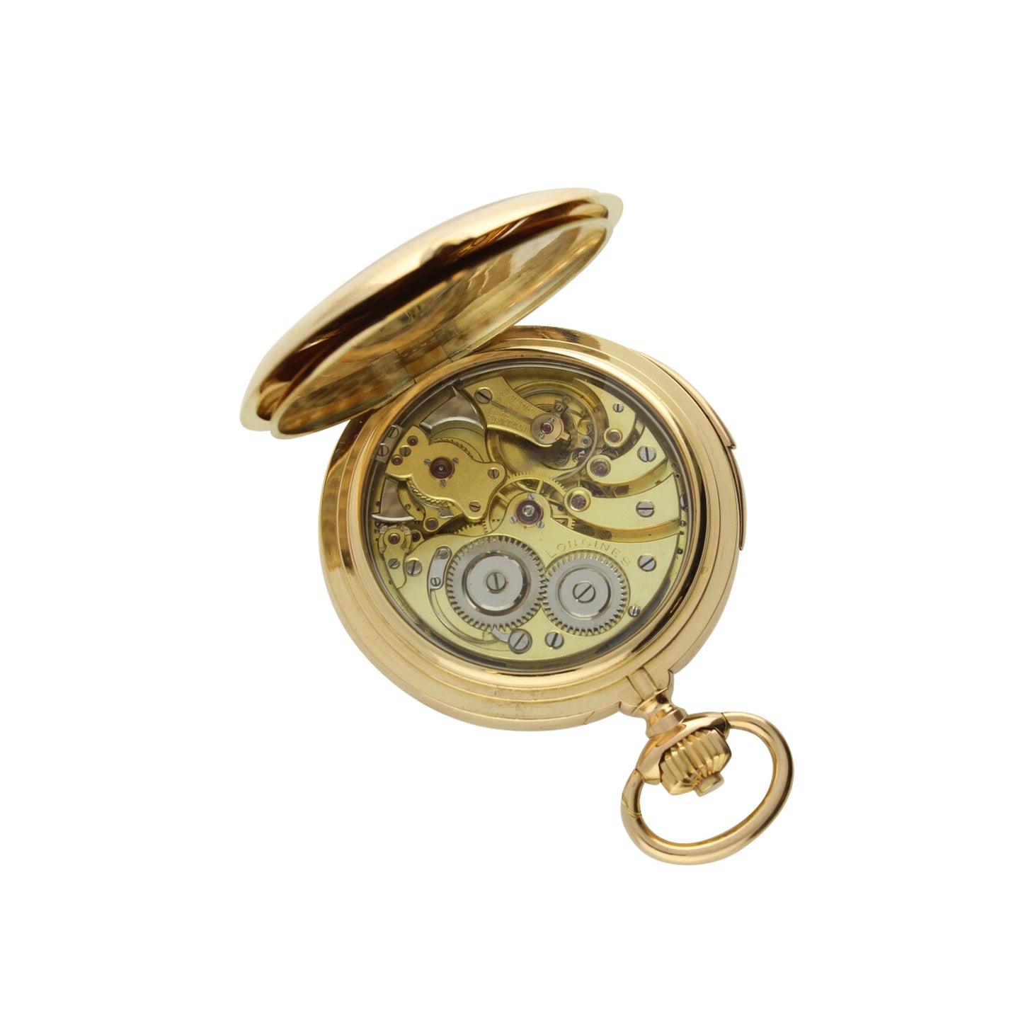 18ct rose gold minute repeater pocket watch. Made 1908