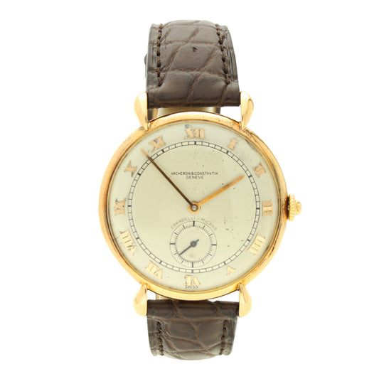 18ct rose gold, reference 4126 wristwatch. Made 1940