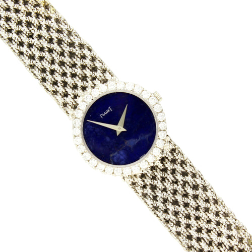 18ct white gold, reference 9190 bracelet watch. Made 1970's