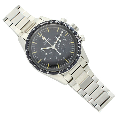 Stainless steel Speedmaster, reference 105.003 'Ed White' chronograph wristwatch. Made 1968