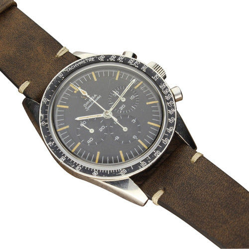 Stainless steel Speedmaster, reference 105.003 'Ed White' chronograph wristwatch. Made 1966